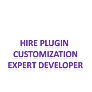 Looking for Plugin Customization Expert?